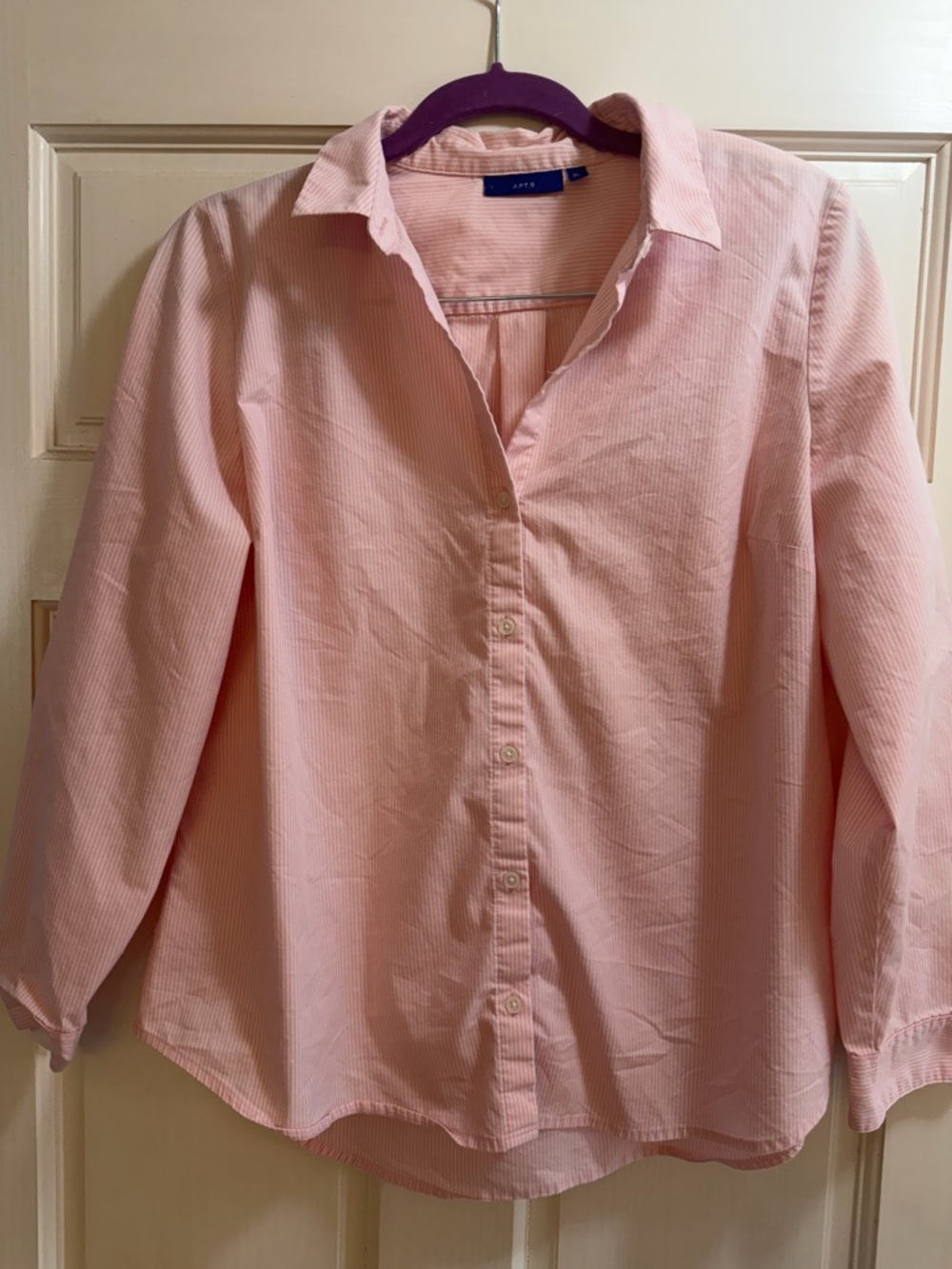 Apt. 9 Pink Striped Button-Down Shirt